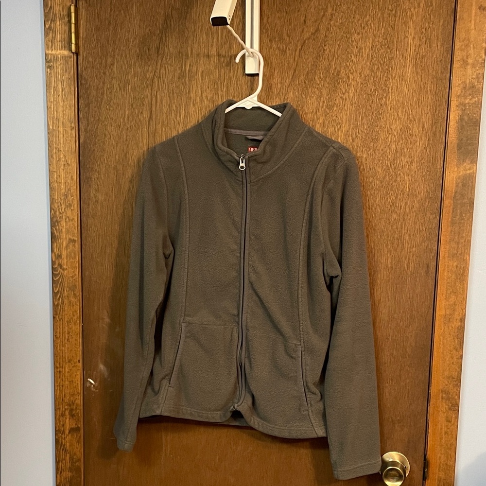 Women's Grey Fleece Jacket